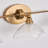 Brass-finish 3-light New Bathroom Vanity Light