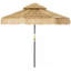 Parasol de jardin de style paille, parasol d'extérieur de style hawaïen, parasol de patio (seulement parasol)