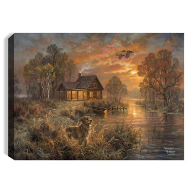 Gullion - Toile de table avec étang 8 x 6 King of the Duck Pond