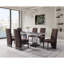 Chaise de salle à manger 2 pièces STACEY BRUN-95225965