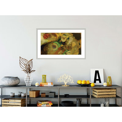 «The Dream of Butterflies» par Odilon Redon, impression giclée sur cadre