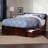 Anndee Solid Wood Platform Bed with Panel Footboard & Storage Drawers-692776361-744235876