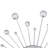 Metal Starburst Decorative Wall Clock with Crystal Accents-1655483747