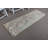 Vintage Turkish Oushak Runner Rug in Neutral Tones Perfect for Hallways and Kitchen Areas