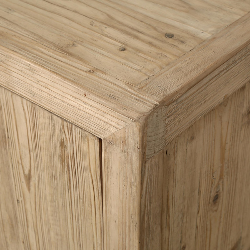 Two Doors Cabient Weathered Natural 39x18x35H