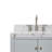 Cambridge Double Bathroom Vanity with Carrara Marble Top-88398696