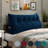 Sit-up Back Comfort 100% Cotton Velvet Wedge Headboard Reading Pillow with Removable & Washable Cover Compression-101499146-101499150