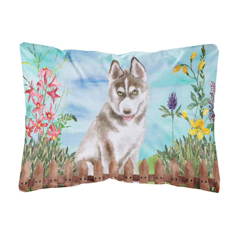  Coussin Siberian Husky SpringIndoor / Outdoor