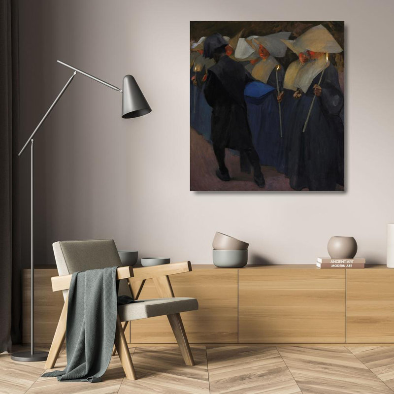 "Elegy" par Karol Tichy - Art mural sur toile tendue avec châssis, H 24 po x l 17 po