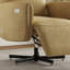 Fauteuil inclinable électrique pivotant, inclinable électrique avec charge USB et de type C, fauteuil d'appoint pivotant en velours pivotant à 360 °, pour le bureau à domicile et le salon, facile à assembler, jaune-133095014-133095016