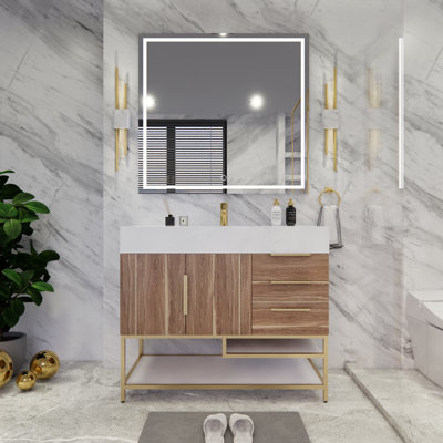 Ensemble de meuble-lavabo simple 41,5 po Glasgow