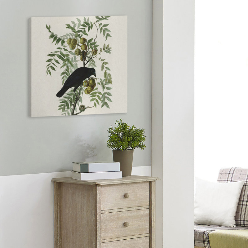 Toile tendue avec toile American Crow, H 11 po x l 9 po x P 2 po