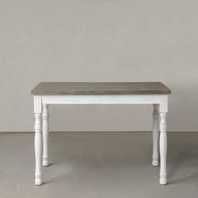 Table de salle à manger en bois patiné Farmhouse
