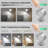 LED Wall Light Rechargeable Battery Operated With Remote, Magnetic Rotation,3 Pcs-1186164431