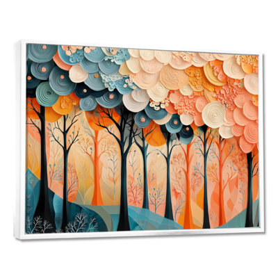 «Forest Trees Dream Fragments Forest I», art mural forêt