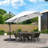 Murren Square Cantilever Umbrella Aluminum Offset with Base and 360-degree Rotation-1616530857-1616530853