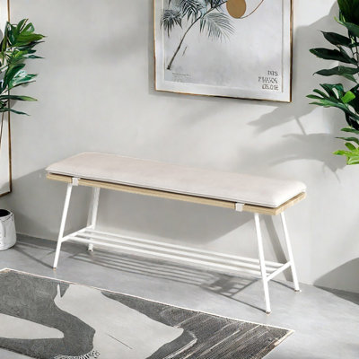 Banc de rangement pour chaussures 39,4 po