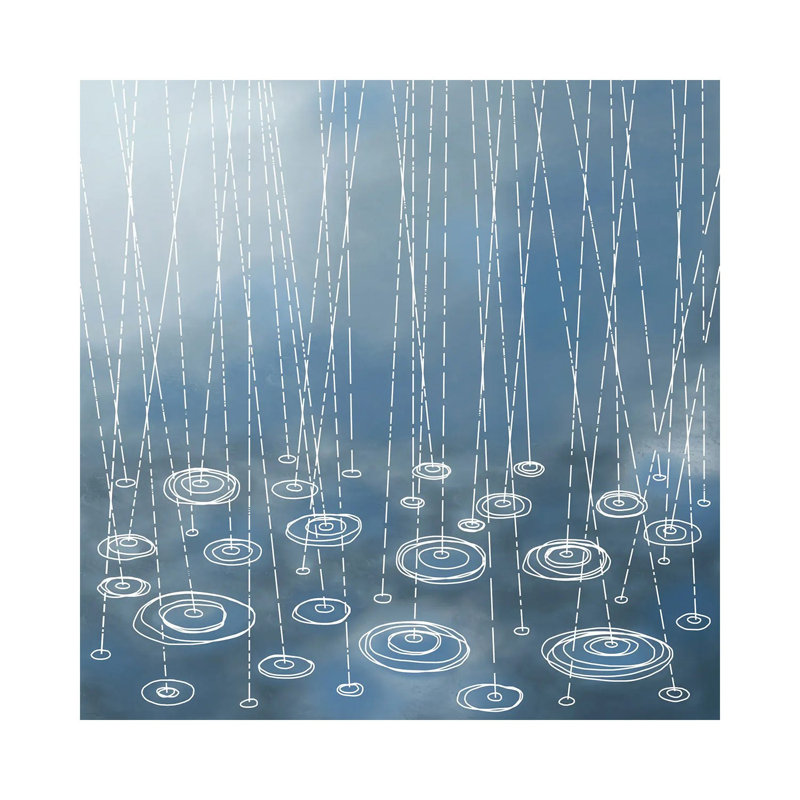 Another Rainy Day by Nic Squirrell - Wrapped Canvas Painting, 30.48cm H x 30.48cm W x 1.91cm D