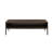 Contemporary Brown Wood Grain Rectangular Coffee Table with 2 Drawers