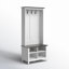 Cleobury Hall Tree 30'' Wide with Bench and Shoe Storage-831648390