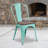 Kewaunee Metal Stackable Chair with Wood Seat-1976427546