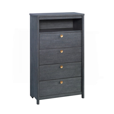 Commode, finition bleue