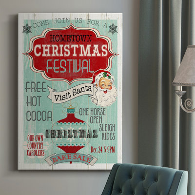 Bright Christmas Festival - Reproduction de photo sur toile simple
