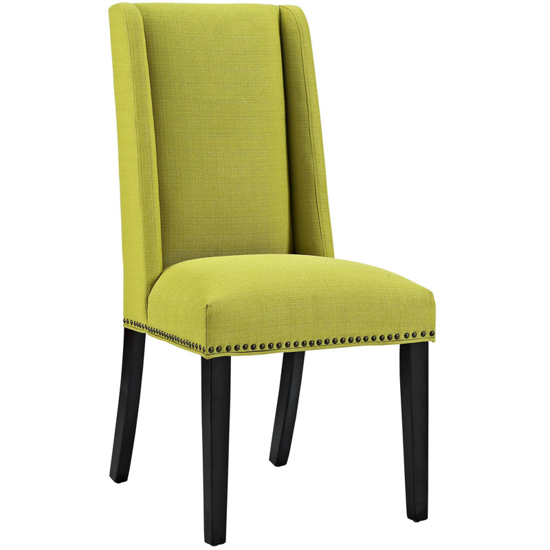 Baron Fabric Upholstered Dining Chairs (Set of 2) by Modway, Wheatgrass