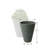 Taio Ribbed Composite Pot Planter Set-824618738-824618639