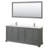 Deborah 80'' Double Bathroom Vanity with Marble Top-97811015-97811017-97811526