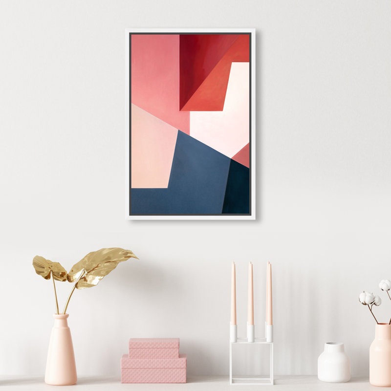 Aleranto Canvas Abstract Print by Oliver Gal, Black Frame, 10 x 15, 16"H x 11"W, White Frame