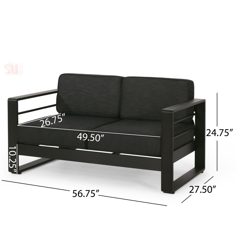 Causeuse d'extérieur MAYA BAY MP1 avec construction durable et sièges confortables pour des moments de détente dans la cour
