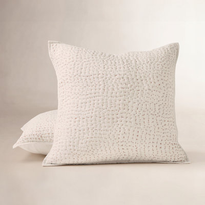 Pebbled Handstitched Organic Sham