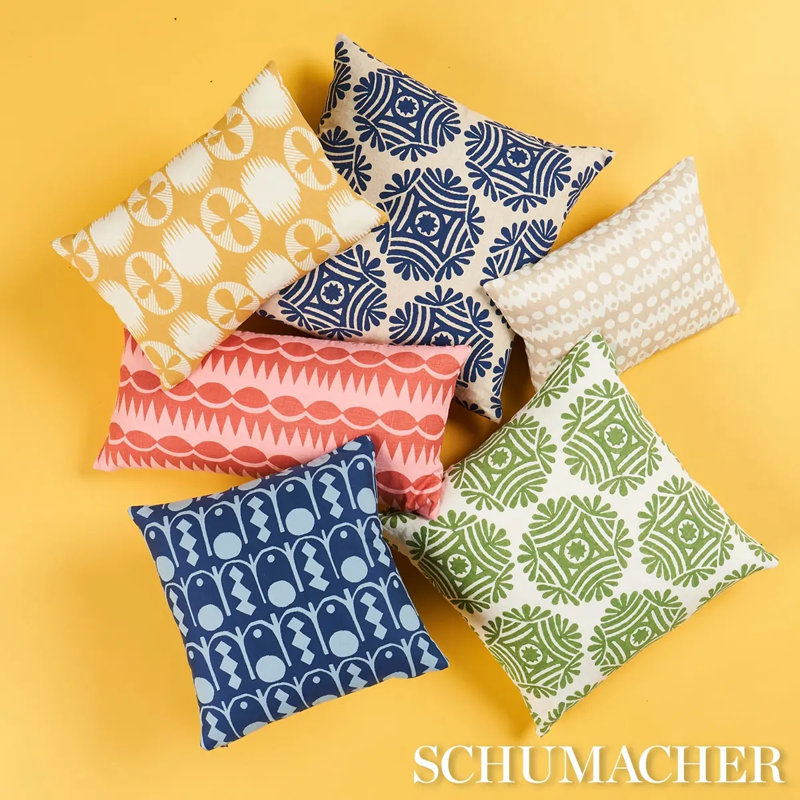 Schumacher x Drusus Tabor Trickledown Pillow