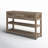 Nibbi 47" Console Table with Wood Frame and Legs, 3 Drawers and 2 Open Shelves Gray-1273093229