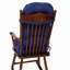 Ensemble de coussins imperméables capitonnés pour chaise berçante, avec dossier antidérapant et attaches sécurisées-1532034115