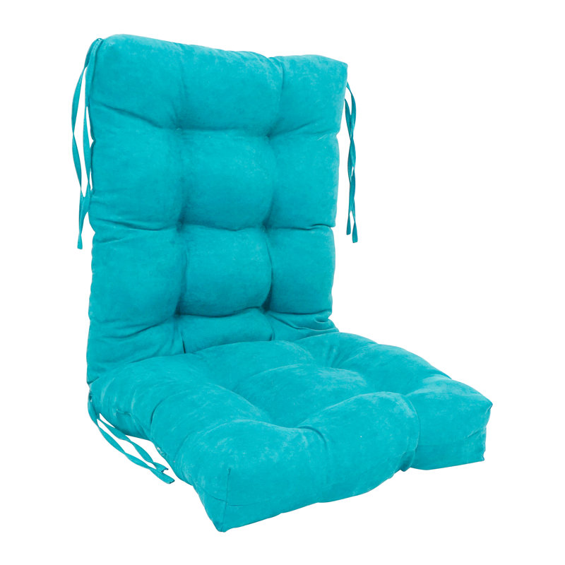 Coussin de siège / dossier en sergé pour l'intérieur, Bleu turquoise