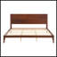 Lit plateforme en bois de bambou Mid-Century-726255196-726255170