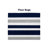 Stripe Navy Grey Collection Solid Navy Blue Brushed Microfiber Decorative Square Indoor Throw Pillow Covers (Set of 2) by Sweet Jojo Designs