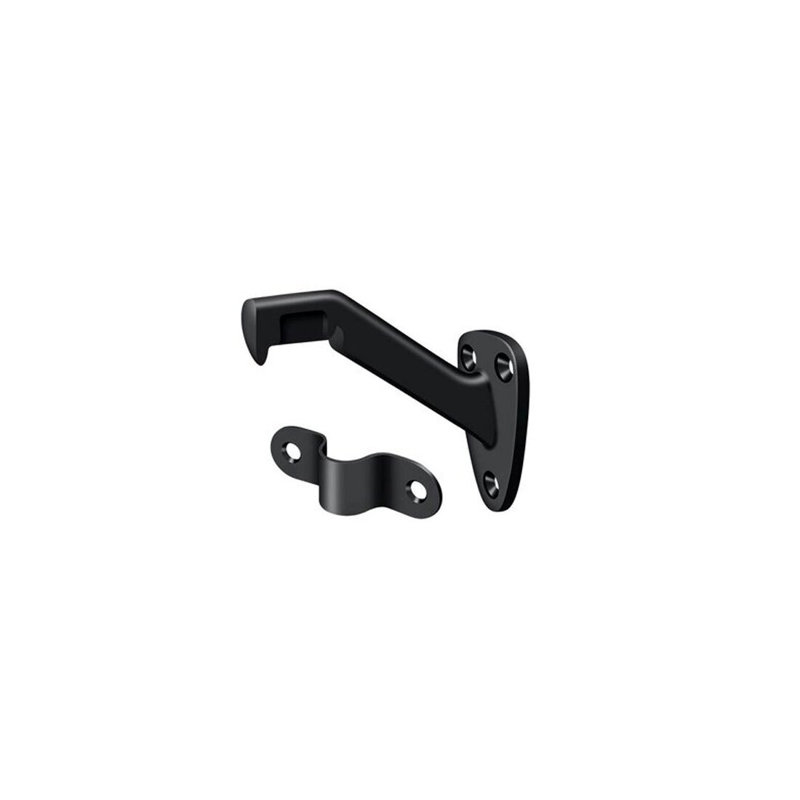 3.26" Projection Hand Rail Brackets, Black