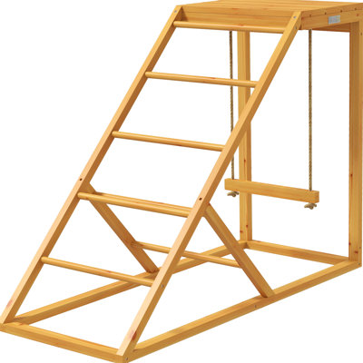 Chicken Coop Swing - Yellow, Helps Improve Health With Perches Yellow Hen Strengthens Chickens & Perch