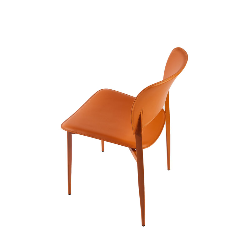 Chaise de salle à manger Lotus, Orange, Orange