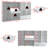 Walk-In Closet System With LED Glass Doors, Black Aluminum Frame, Push-Open-1385900224