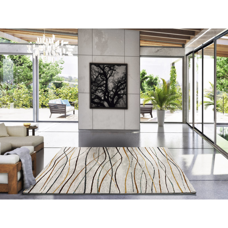 Geometric Area Rug, Rectangle 140 x 200cm