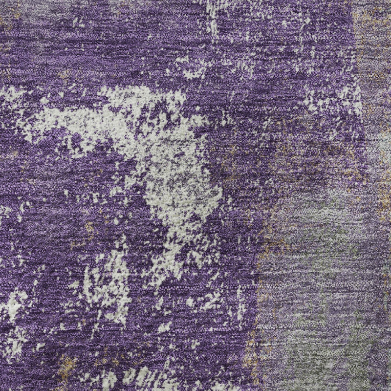 Premium Machine Washable Pirtle AMF1984 Abstract Rug, Rectangle 10' x 14'