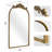 Vintage Bathroom Wall Mirror with Baroque Metal Frame for Elegant Decor-1834782431-1834782402