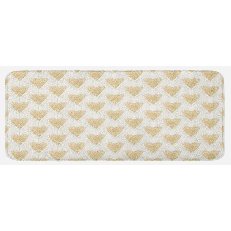 Tapis de cuisine romantique