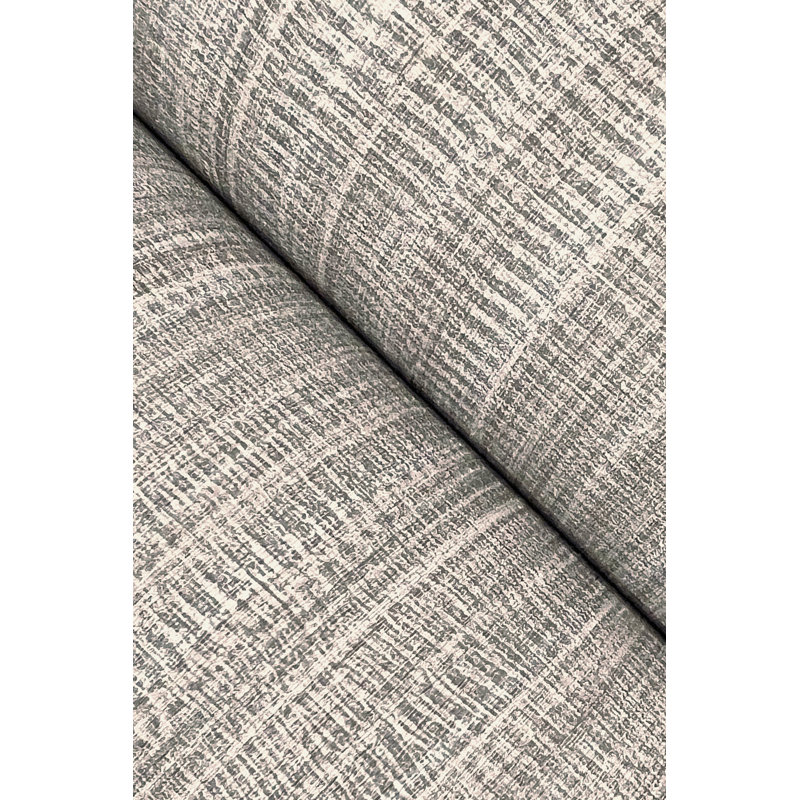 Striped Vinyl Wallpaper Roll, Haze