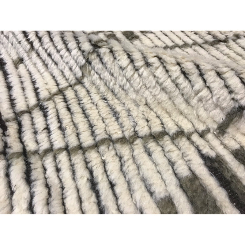 Moroccan Wool Geometric Area Rug