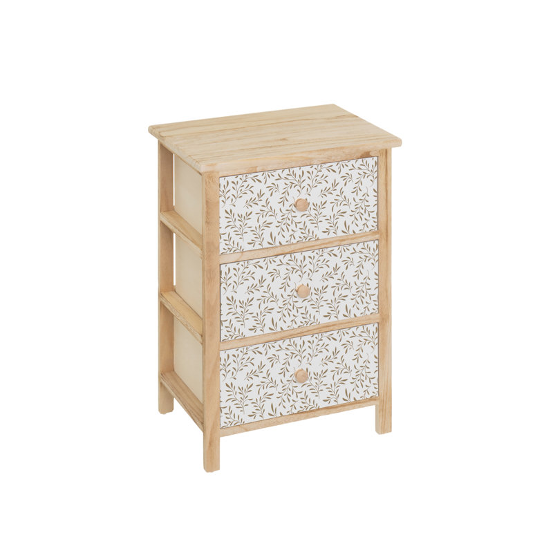 Murtaugh 3 Drawer Storage Drawer